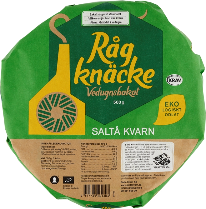 Saltå Knäckebröd, råg